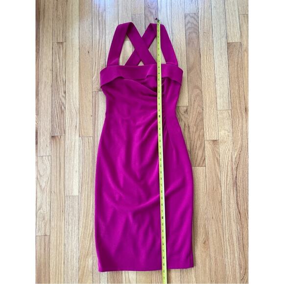 L.K. Bennett Dress Fuchsia Women's Size 2 - Picture 10 of 11